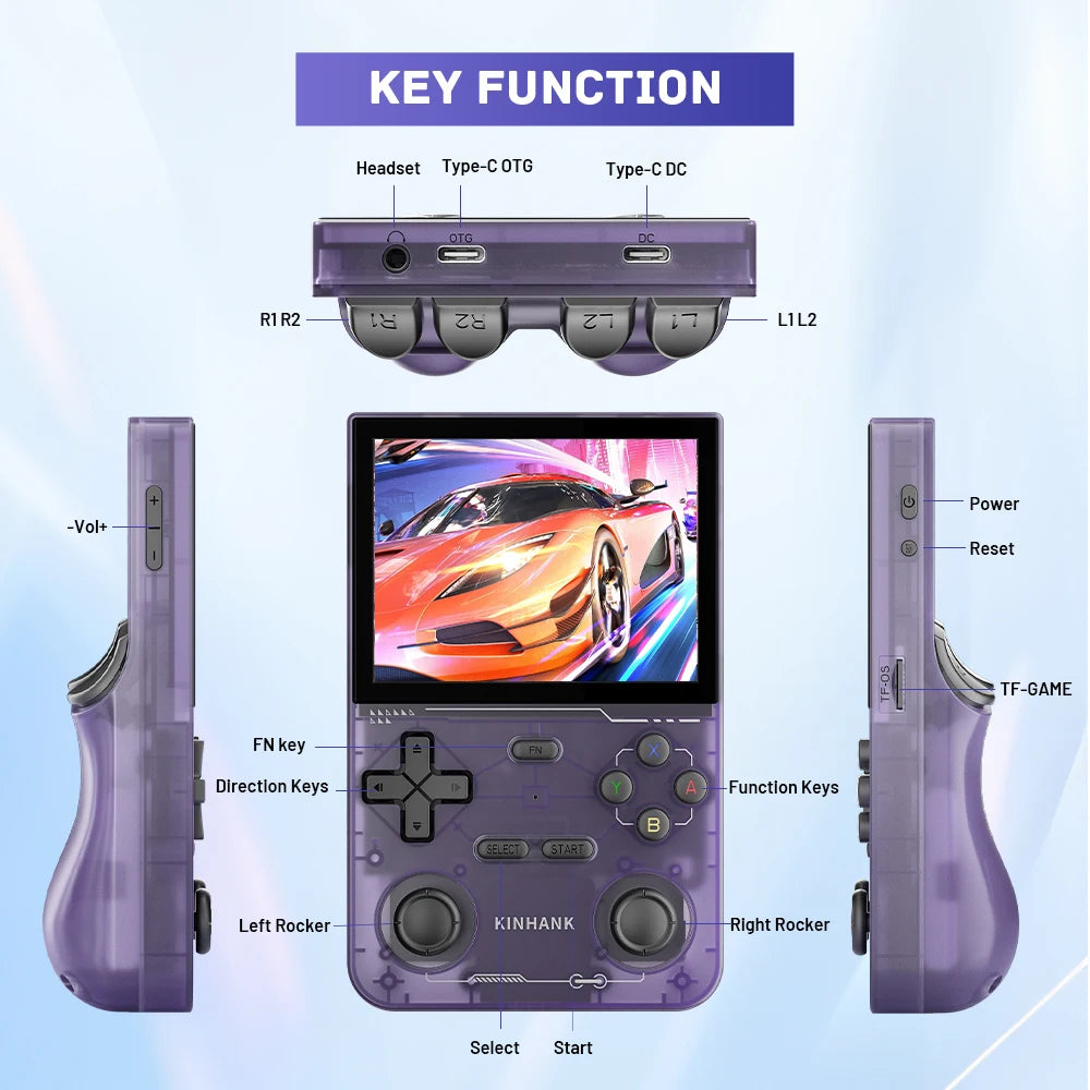 ArcadiaMini™ K36 Retro Handheld Video Game Console-16000 Games