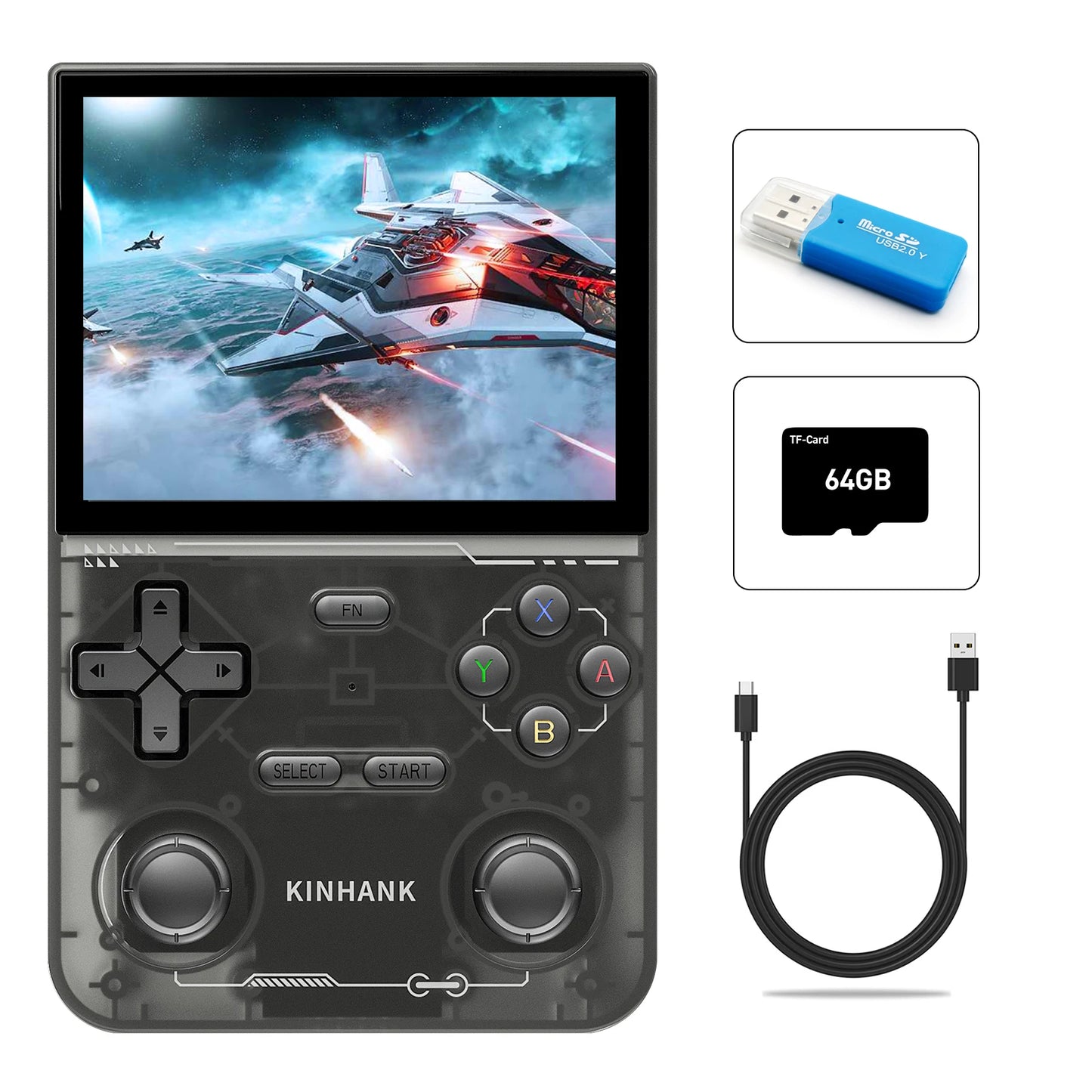 ArcadiaMini™ K36 Retro Handheld Video Game Console-16000 Games