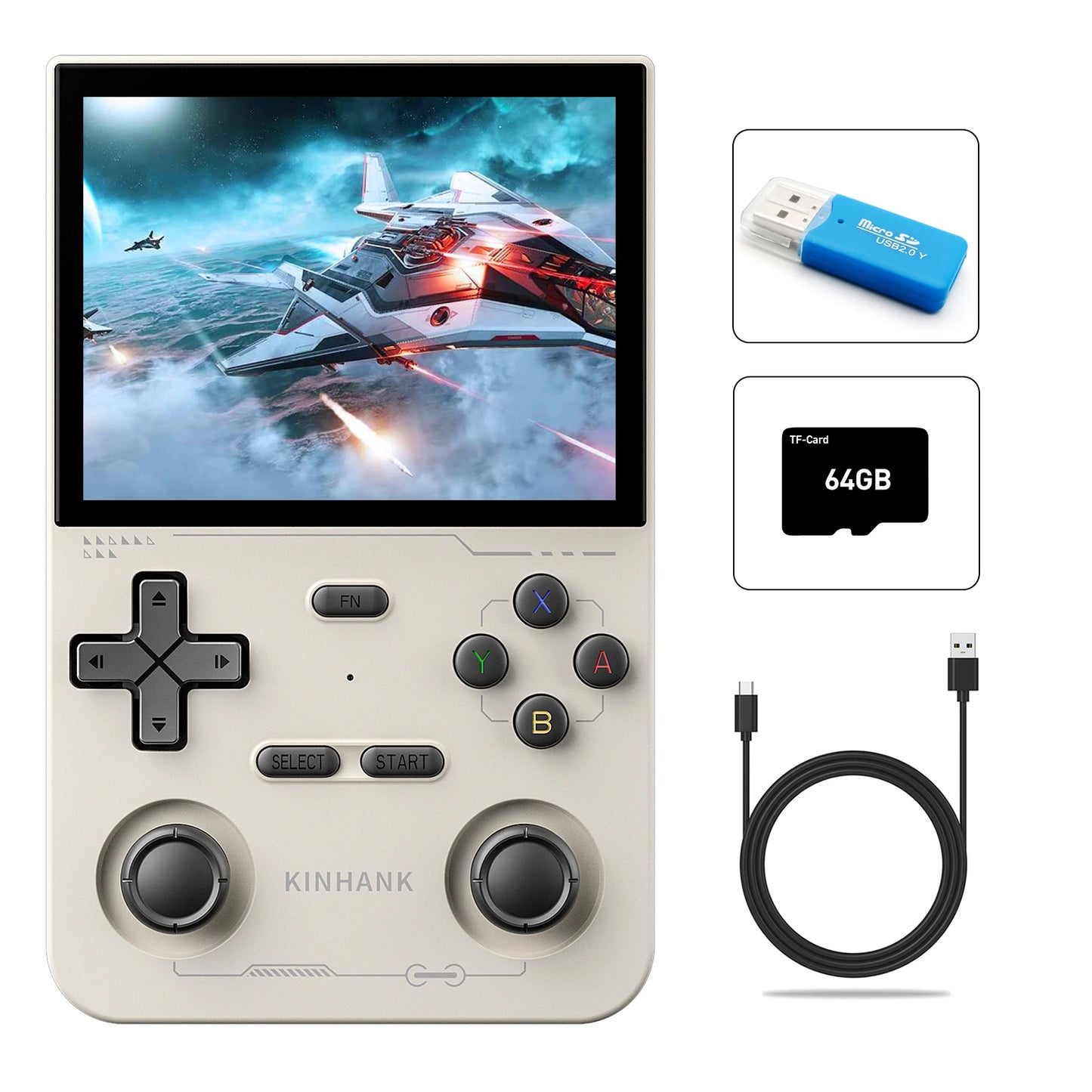 ArcadiaMini™ K36 Retro Handheld Video Game Console-16000 Games