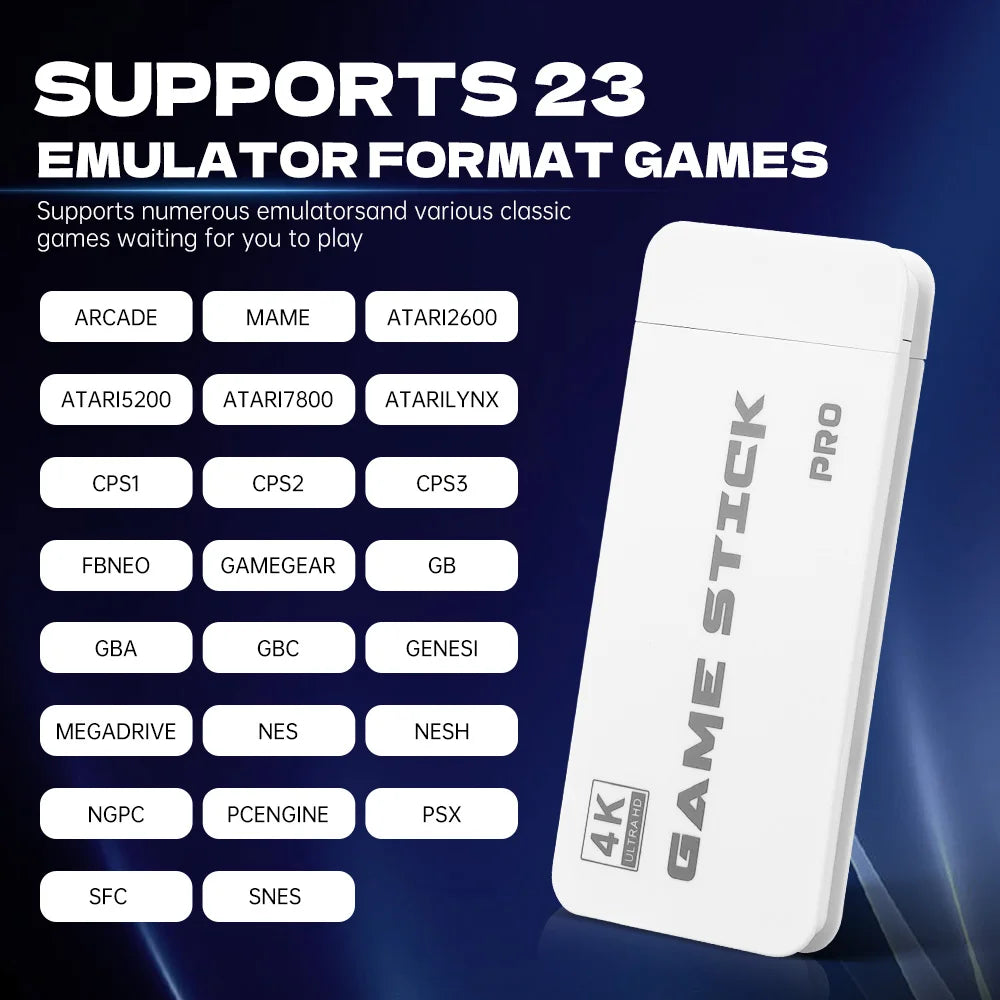 ArcadiaMini™ M15 Plus 4K Game Stick – 30K Retro Games