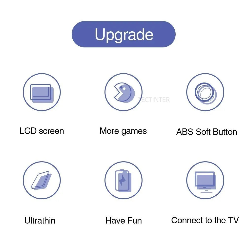 ArcadiaMini™ Portable Retro TV Handheld Game Player