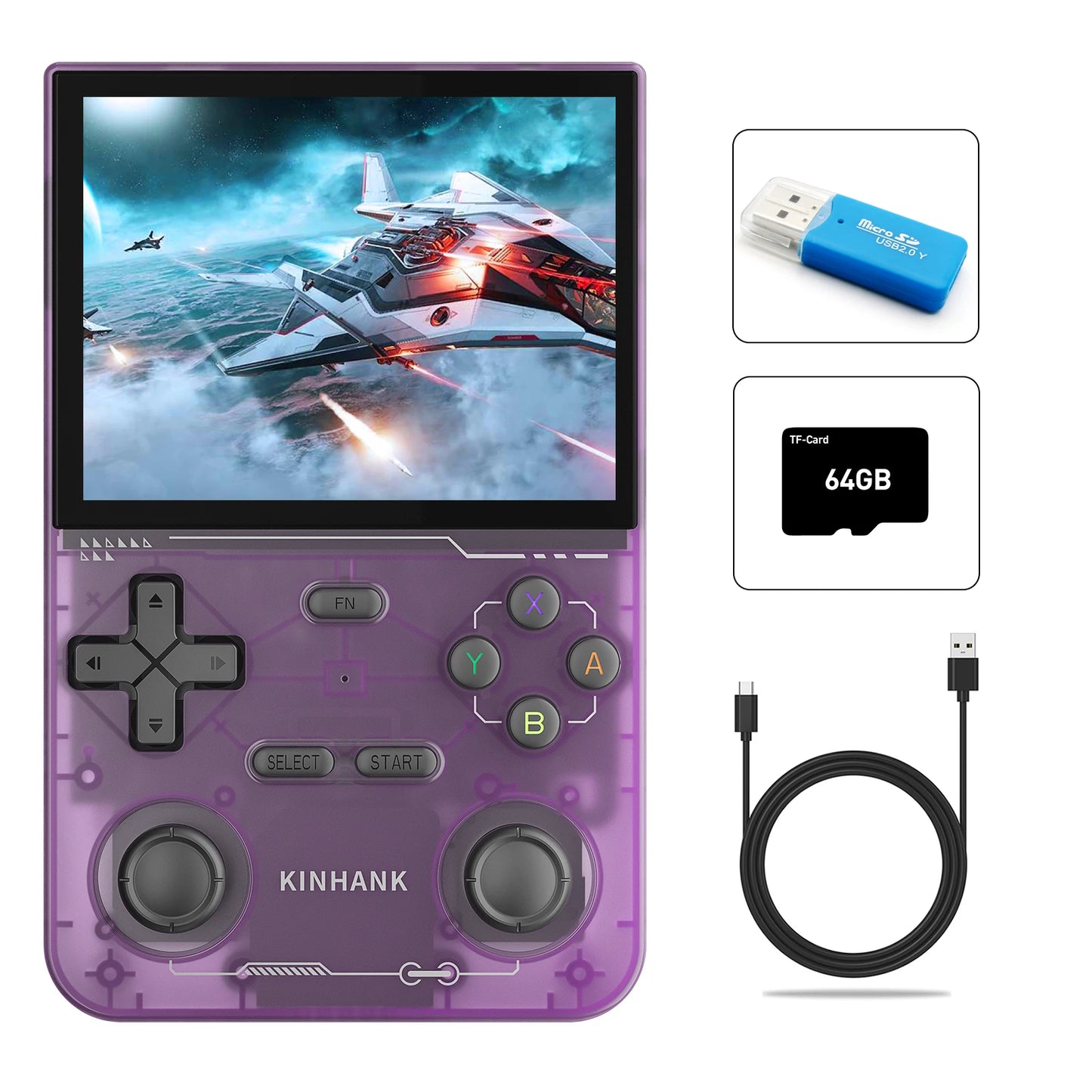 ArcadiaMini™ K36 Retro Handheld Video Game Console-16000 Games