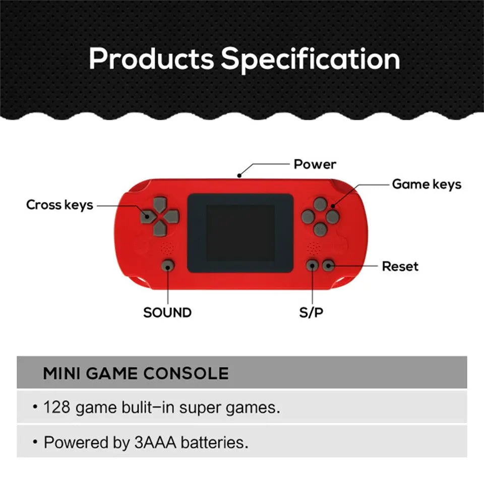 ArcadiaMini™ Retro Portable Video Game Console