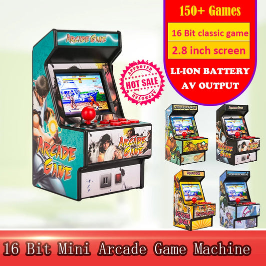 Mini Arcade Game Machine  (Built-in 150+ Classics Retro Game For SEGA)