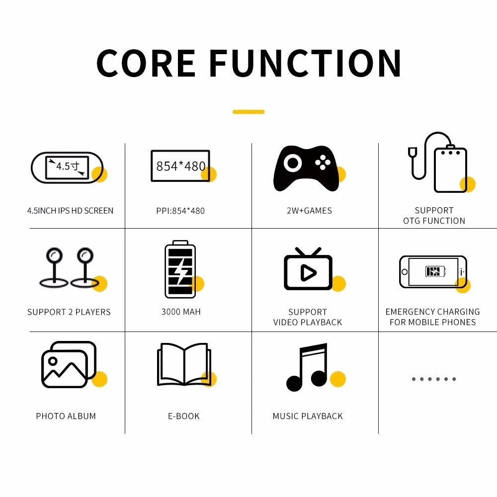 ArcadiaMini™ SF3000 - Built-in 20000+ Games